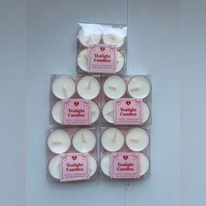 4pk Tealight Candle Set White - Bullseye's
Playground™ ( 5 set )